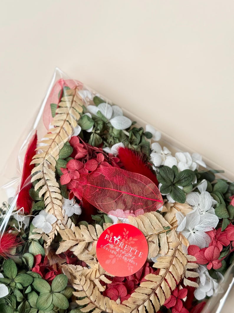 CHRISTMAS Edition Bag of Under the MISTLETOE Confetti Dried Preserved