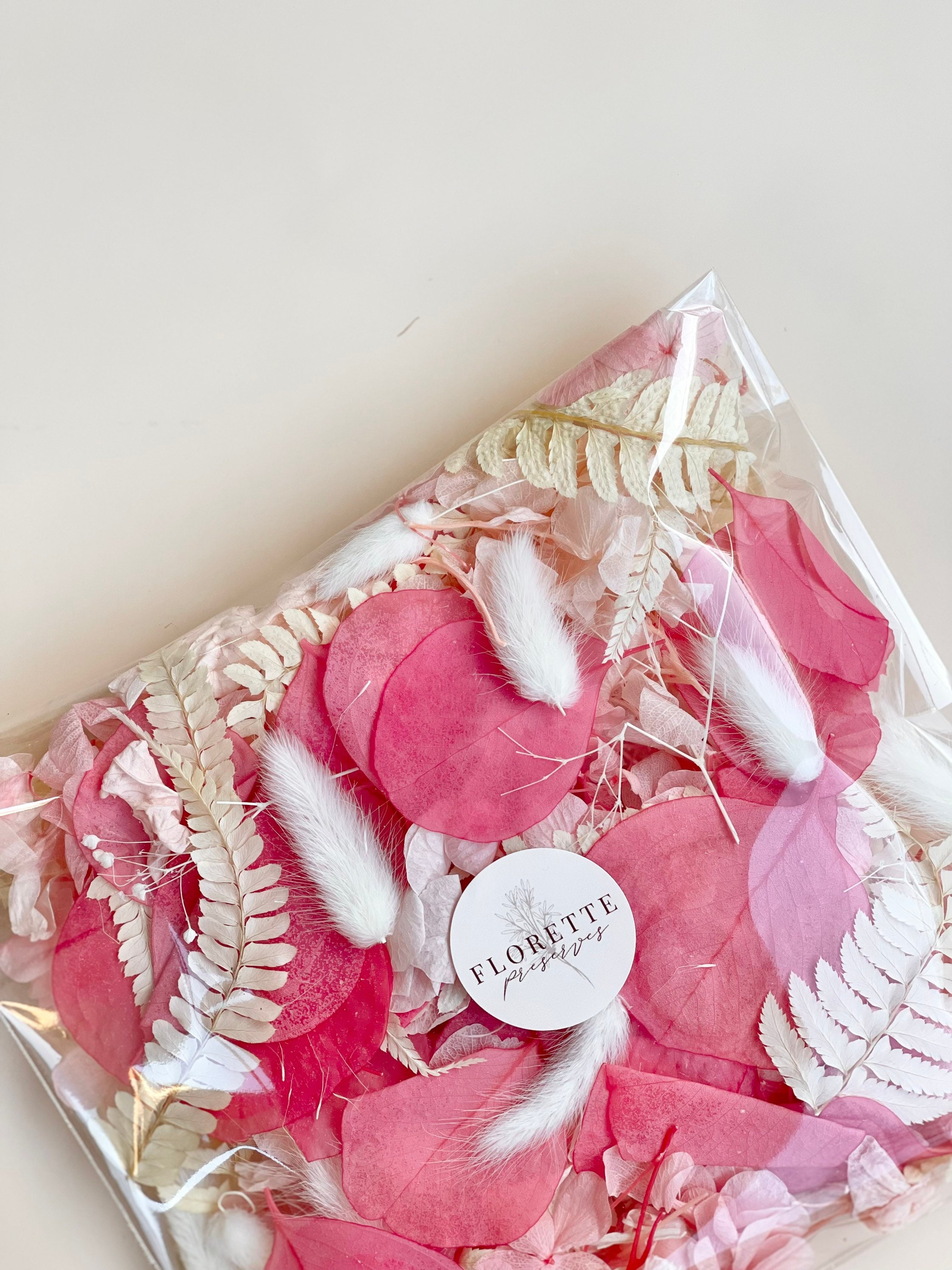 BAG of BARBIE World Confetti Dried Preserved Flowers Floral | DIY Natural Arrangement - great for gifts, decor, crafts and hampers!