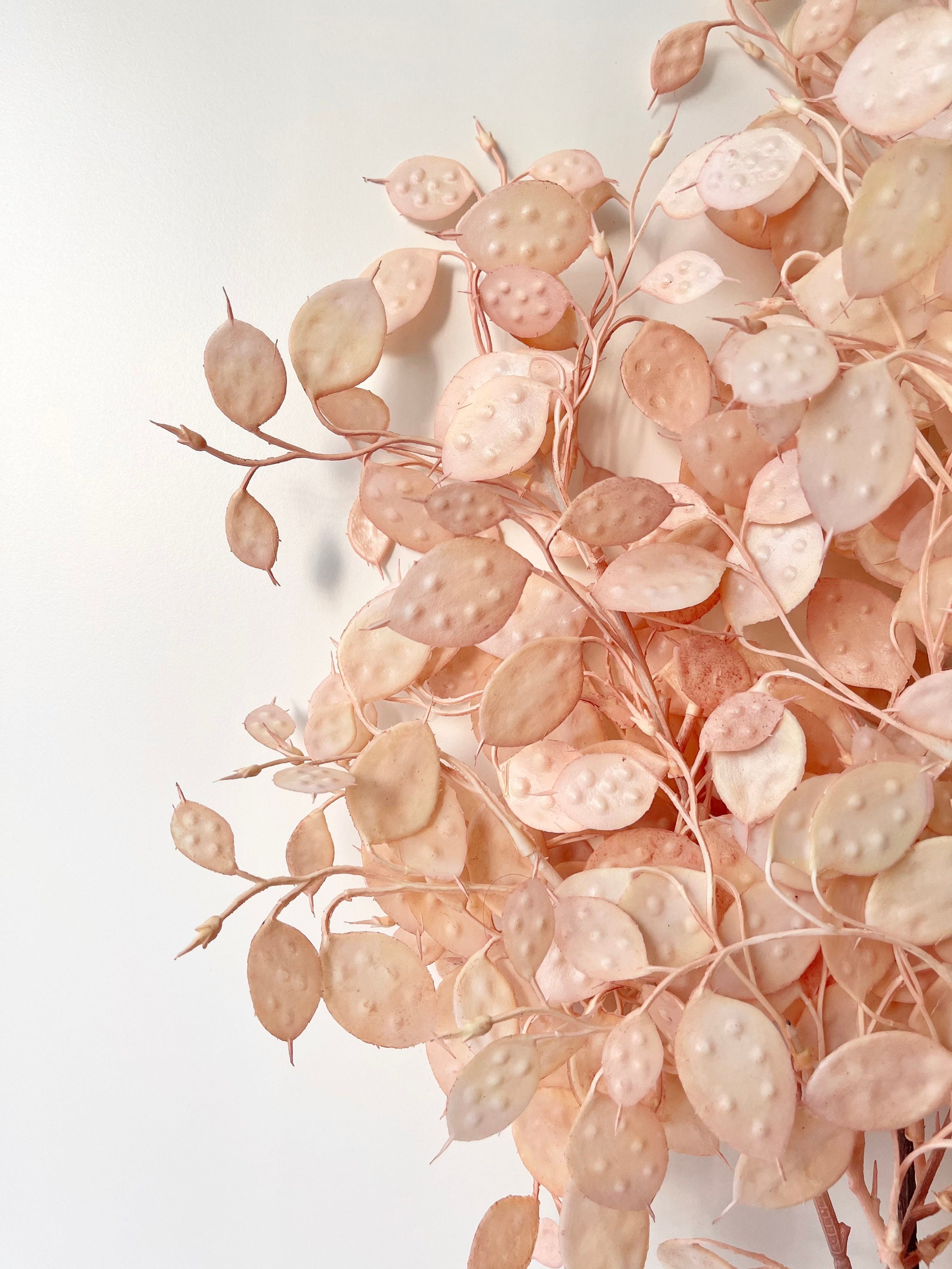 Artificial Faux PreservedLook Honesty Plant Leaves Wired Etsy