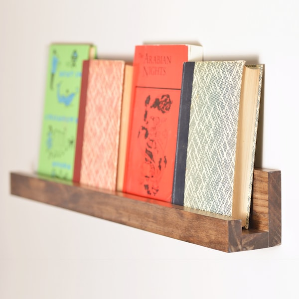Floating Book Shelf Etsy