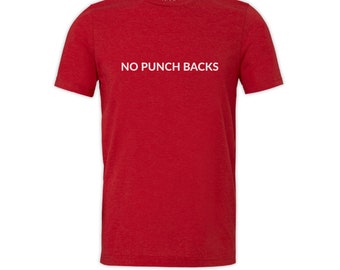 No Punch Backs Slug Bug T-Shirt - Heather Red - Made in USA