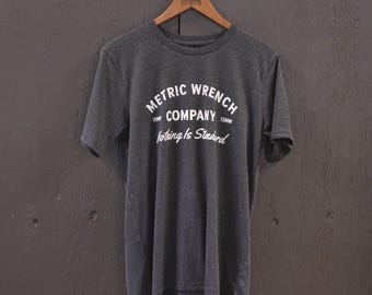 Metric Wrench Company Ringspun T-Shirt - Mechanic Car Enthusiast Tee