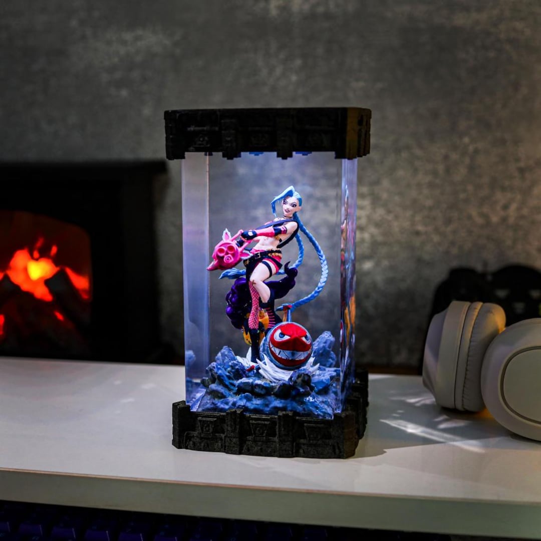 Jinx Arcane Night Lamp, A Unique LED Resin Lamp, A Perfect Arcane Gift ...