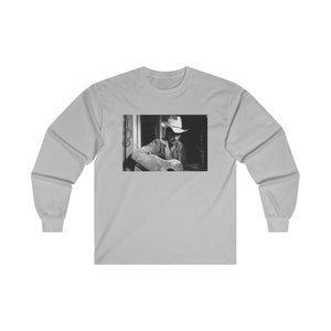 Townes Van Zandt Manica Lunga: Maglietta Unisex Country Singer immagine 2
