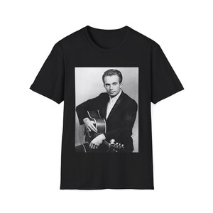 Merle Haggard Tshirt, Country Singer Tee image 5