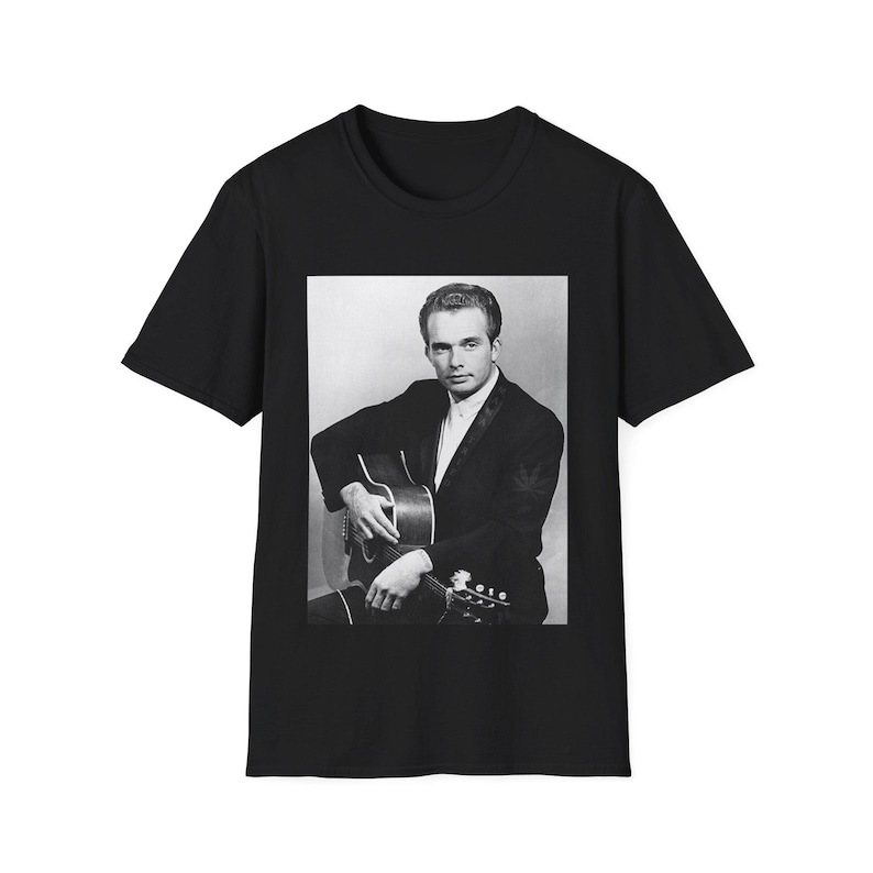 Merle Haggard Tshirt, Country Singer Tee image 5