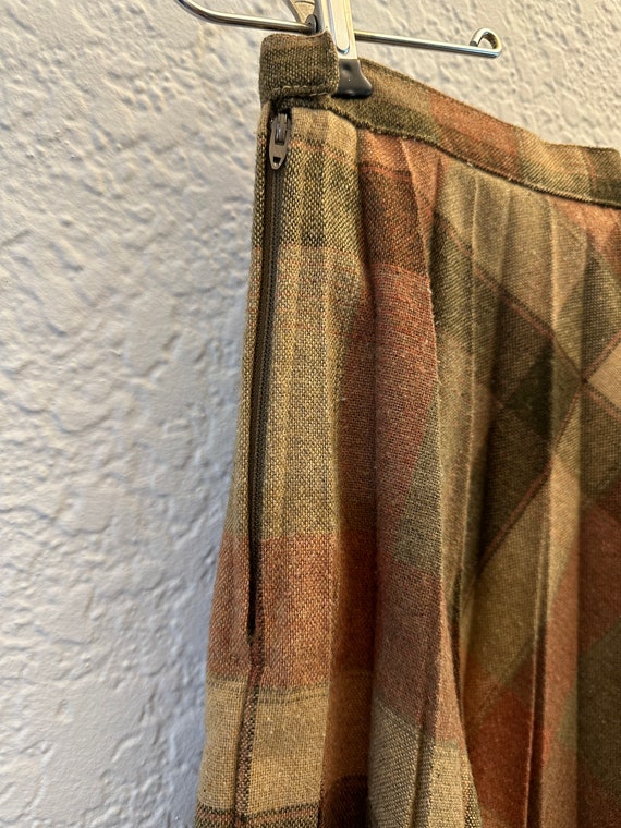 Vintage Century of Boston Plaid Pleated Skirt, si… - image 3