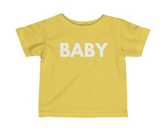 Infant Baby Tee, Gender Neutral Tshirt, Baby Tee