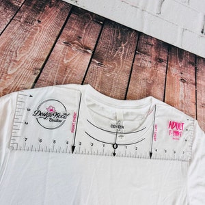Acrylic T-Shirt Ruler: Alignment & Design Placement Tool