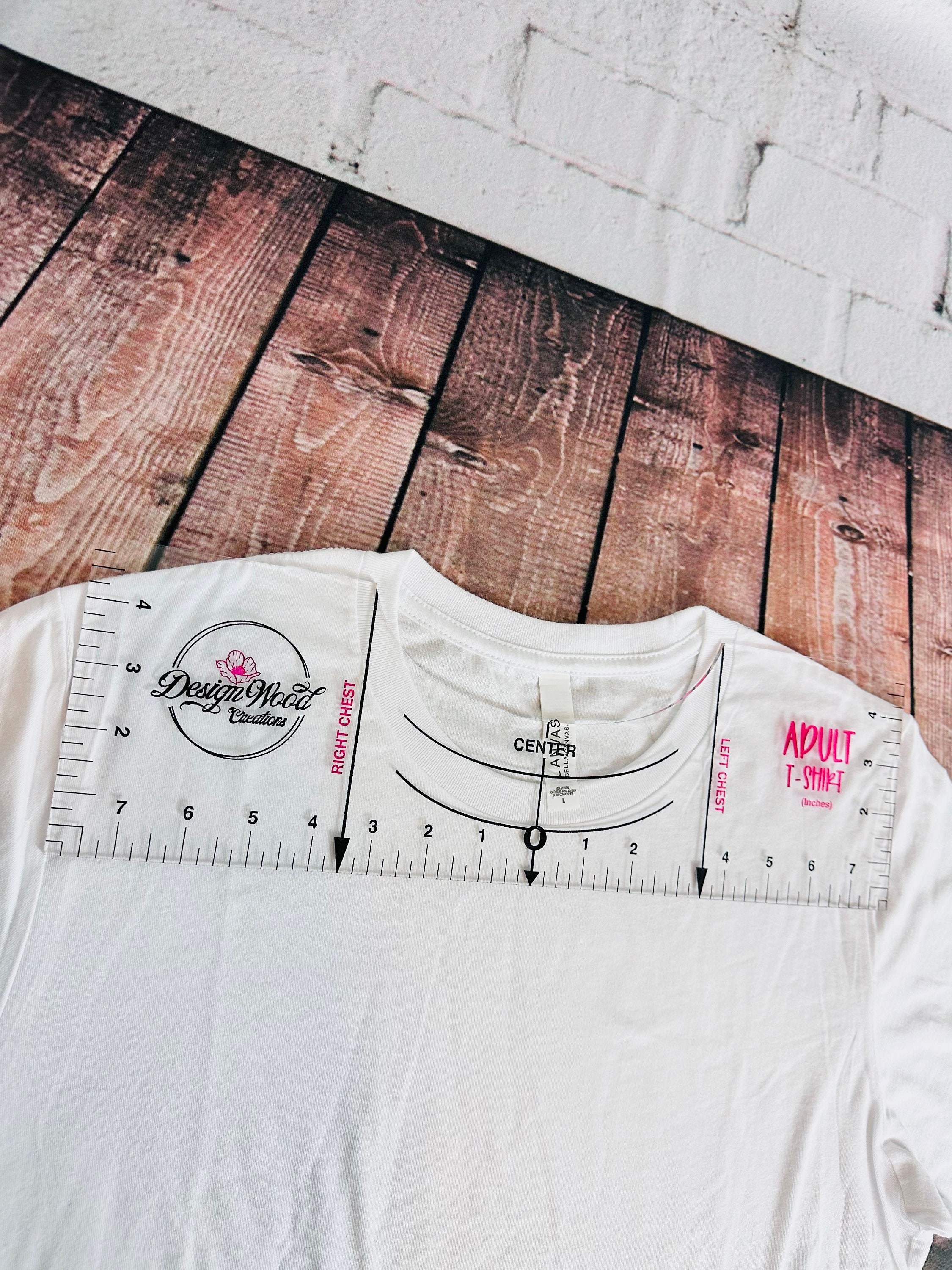 Tshirt Ruler SVG, T-shirt Alignment Tool - So Fontsy