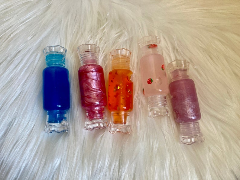 Candy Lip Gloss/Flavored Lip gloss/Kids lip gloss/ Lipgloss Etsy