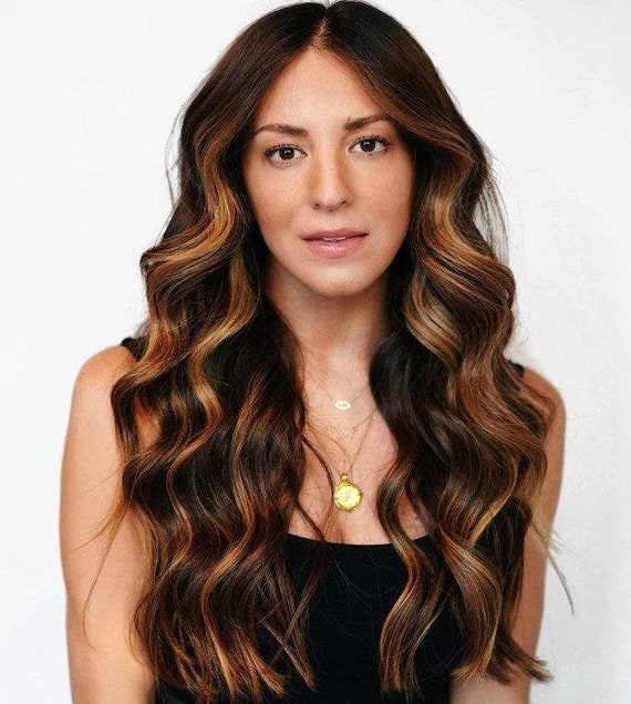 balayage brun fonce