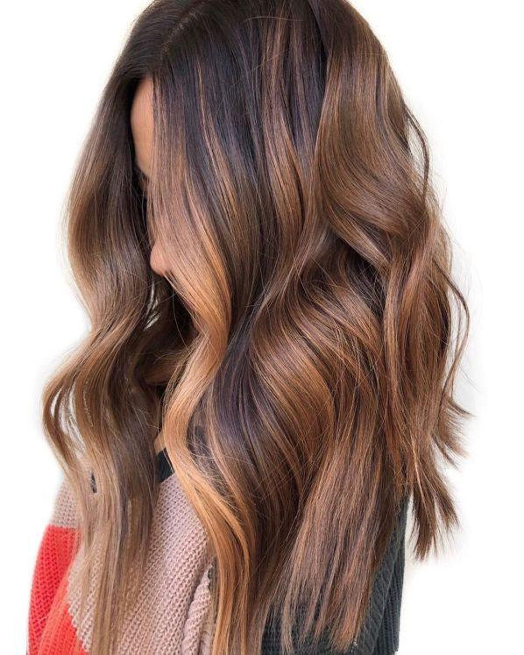 Luxury Caramel Blonde Brown Balayage With Money Pieces 100% - Etsy Sweden Luxury Caramel Blonde Brown Balayage With Money Pieces 100% - Etsy Sweden