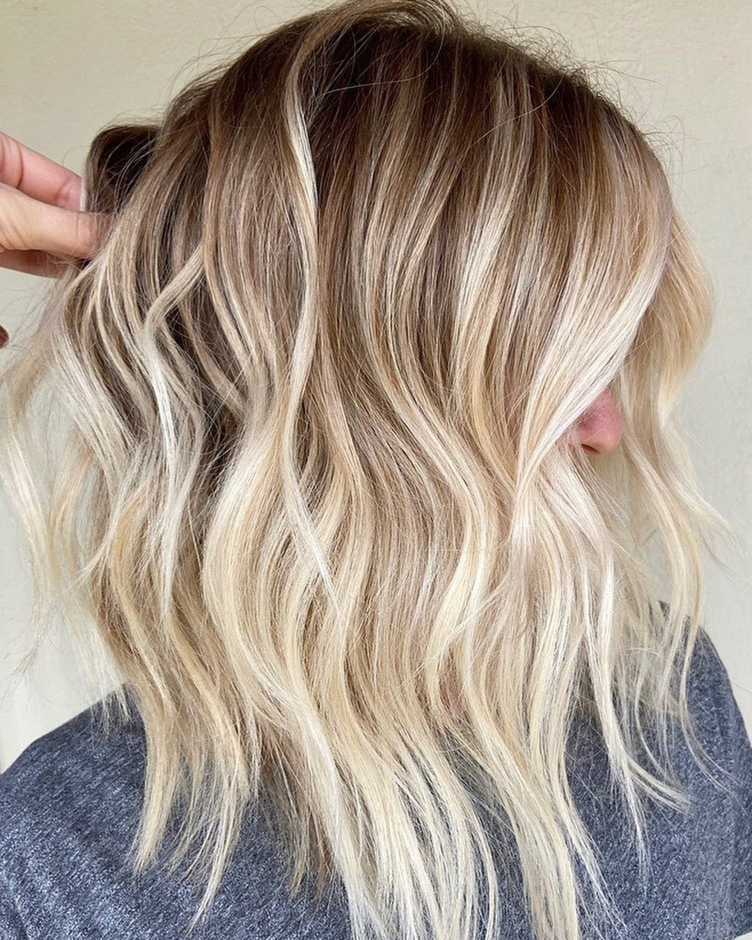 Luxury Beachy Blonde Sun-kissed Warm Balayage 100% Human Hair - Etsy Luxury Beachy Blonde Sun-kissed Warm Balayage 100% Human Hair - Etsy