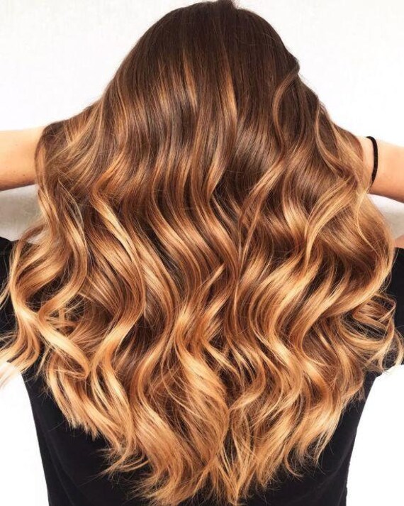 balayage blonde caramel