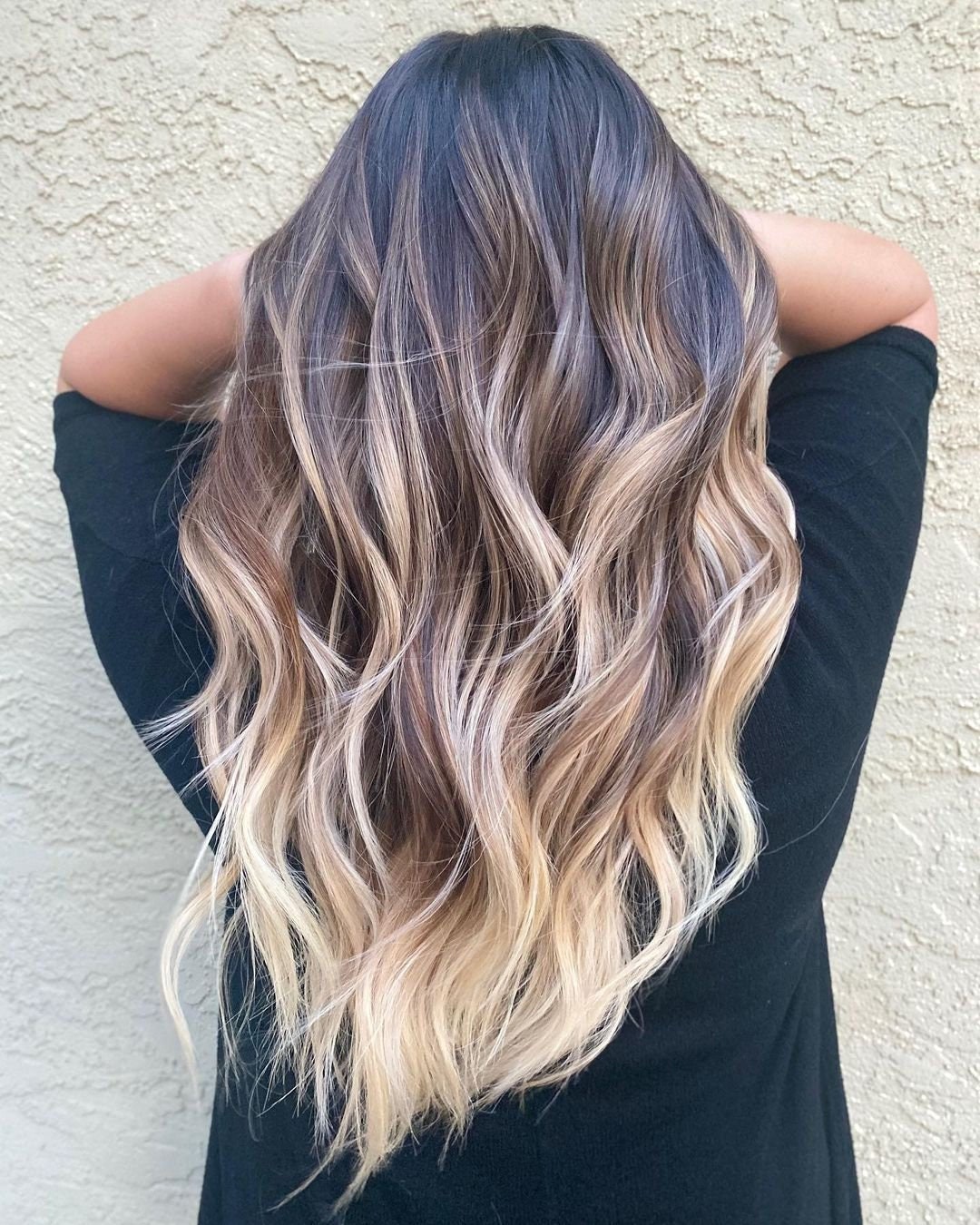 Luxury Brown and Platinum Blonde Balayage 100% Human Hair - Etsy Luxury Brown and Platinum Blonde Balayage 100% Human Hair - Etsy