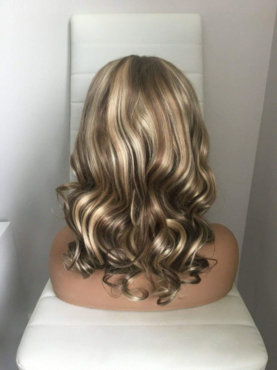 Luxury Chocolate Brown Light Blonde Balayage Highlight 100% - Etsy Luxury Chocolate Brown Light Blonde Balayage Highlight 100% - Etsy
