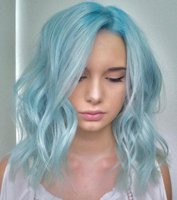 Luxury Icy Platinum Blue Balayage 100% Human Hair Swiss 13x4 - Etsy Luxury Icy Platinum Blue Balayage 100% Human Hair Swiss 13x4 - Etsy