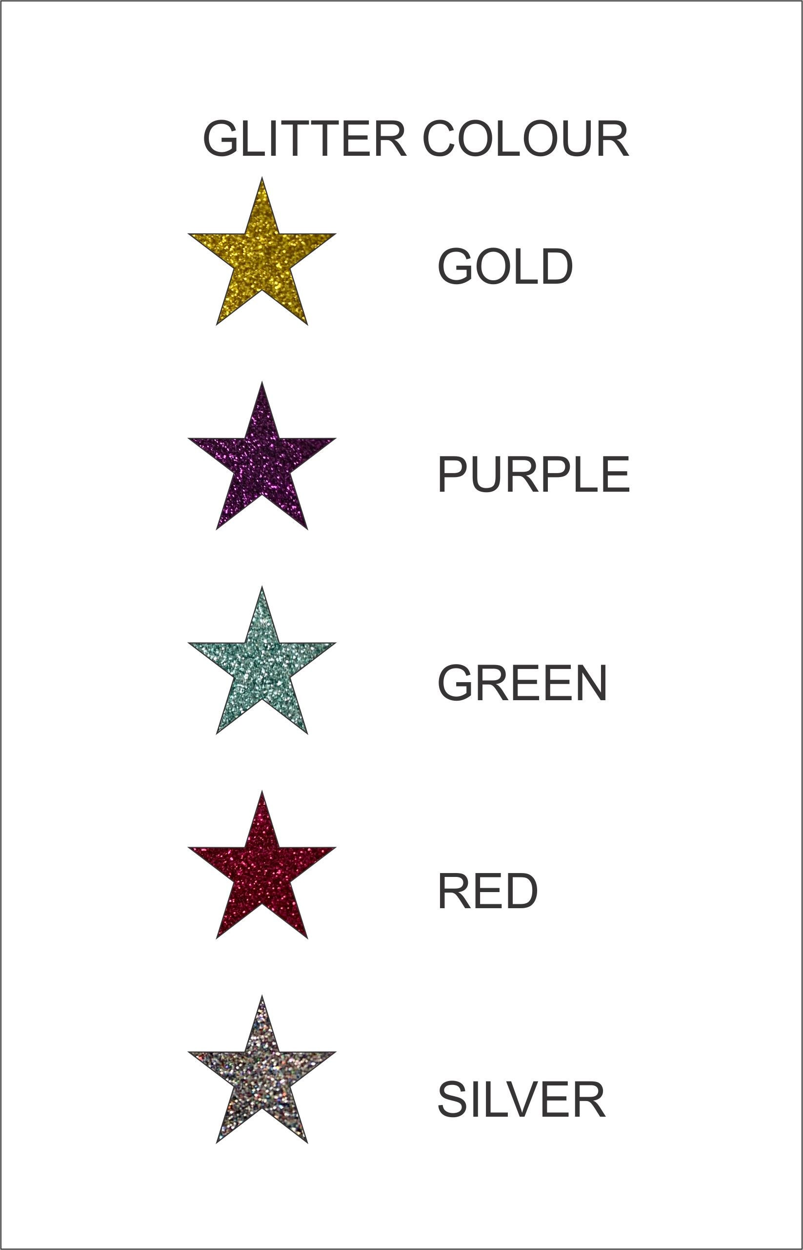 Glitter Iron-on Stars Iron-on Stars Pack of 18 on - Etsy Canada