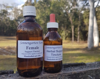 Female Support Formula by Hans the Herbalist//Practitioner Grade//Tincture//Herb Concentrate//Extract//qualified//40 years//organic//crafted
