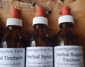 Formulation immunitaire pré-infection//Teinture//Concentré//Extrait//Degré praticien//Herboriste allemand//qualifié//40 ans//BIO//petit lot