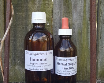 Immune Support by Hans the Herbalist//practitioner grade//Tincture//Concentrate//Extract//qualified//40 year//organic//small batch//handmade