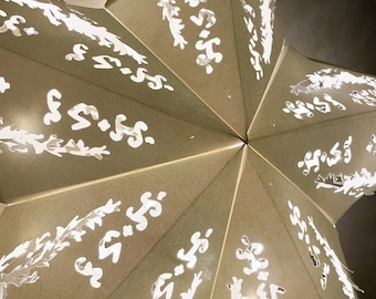 Large Parol (MORE COLORS) Filipino Christmas Parol Lantern Glitter Variety, Lighted, Solid, Intricate, Unique, Paper, Baybayin
