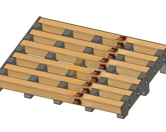 Guitar Pedal Board End Supports – Large Size - DIY PETG Brackets for Custom Builds - With 3 Center Support Brackets