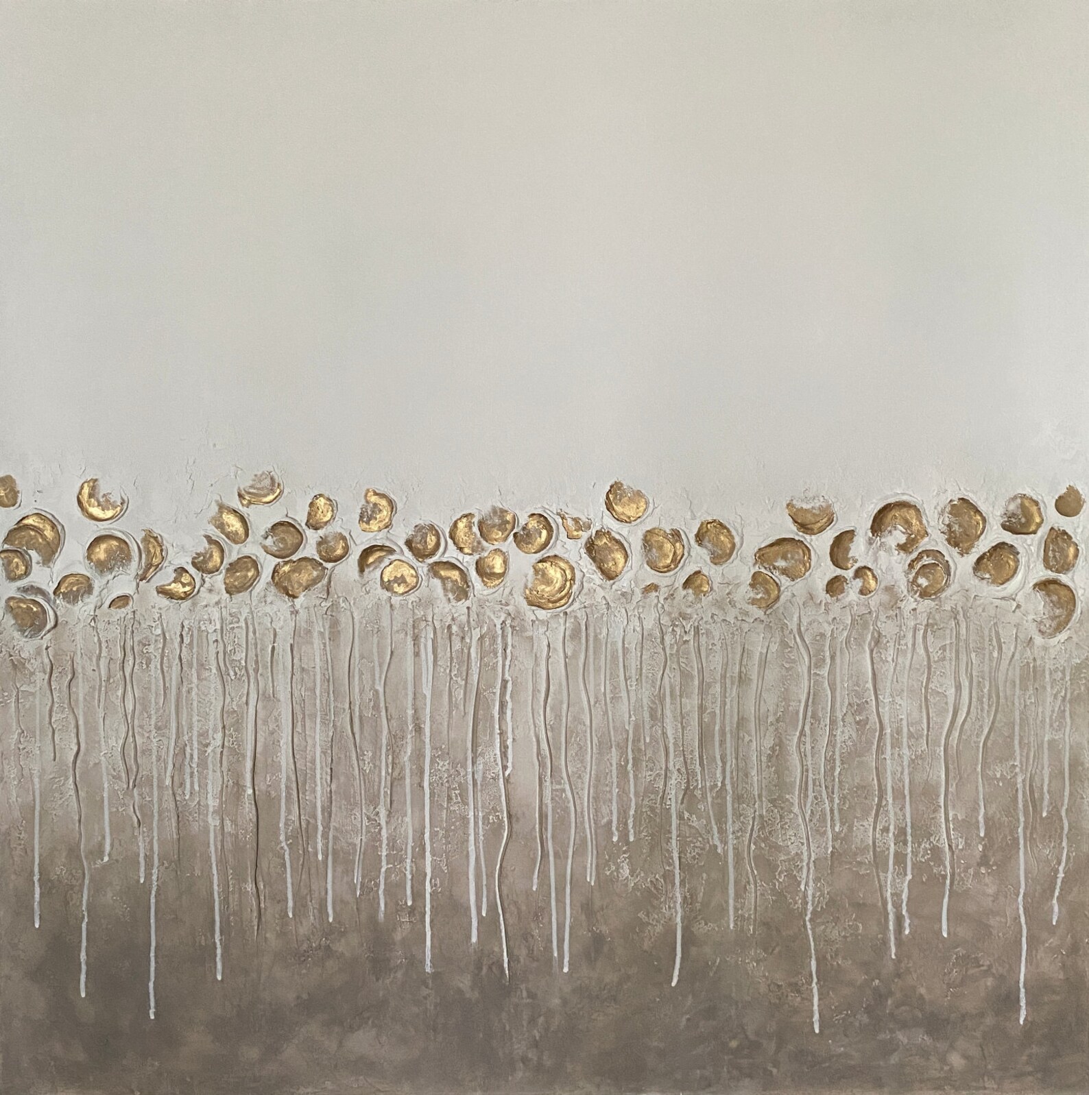 35 Gray and Gold Wall Art, Minimalist Wall Decor, Trendy Wall Art, Gray