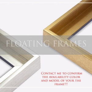 Frame for Painting | Add a Frame to Your Art Order | Wooden Floating Frame | Can be ordered only with an artwork purchase from my shop