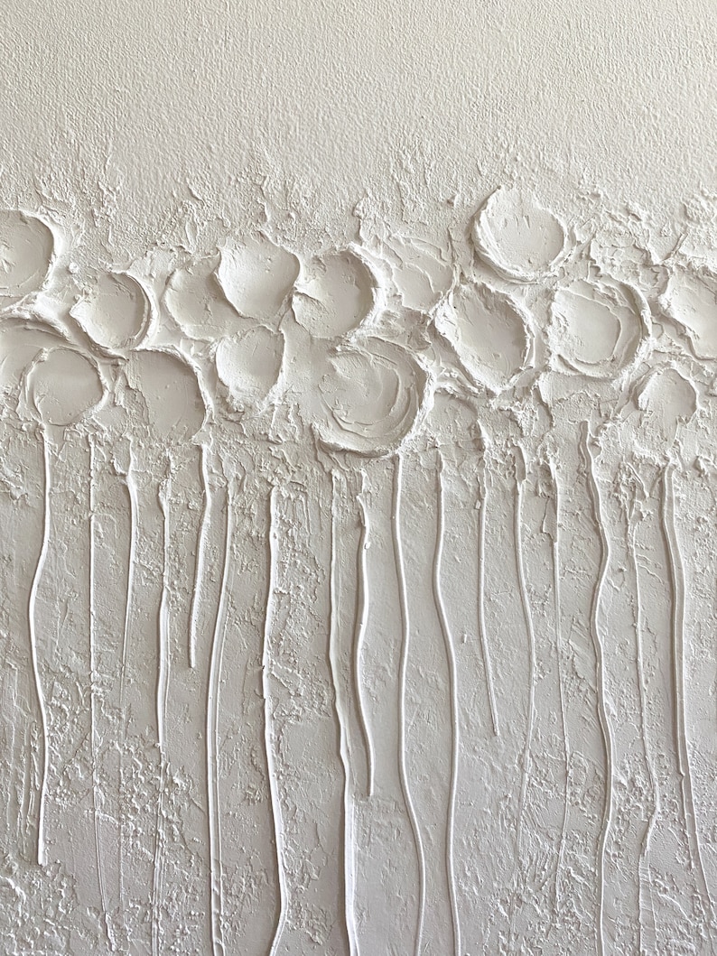 Texture White Wall Art Abstract Wall Art White Wall Decor Etsy