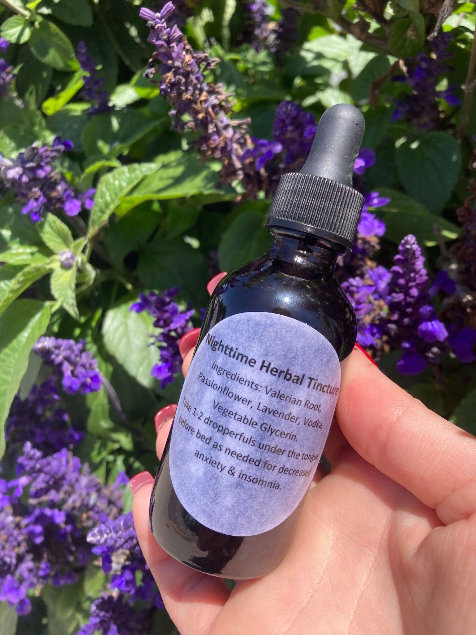 Nighttime Herbal Tincture Planed Based Sleepy Time Tincture - Etsy