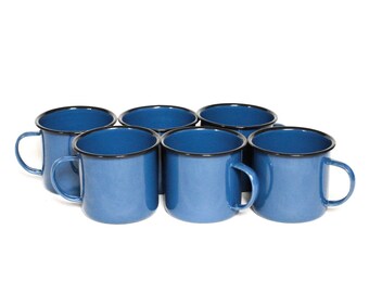 Enamel Mug Set Etsy
