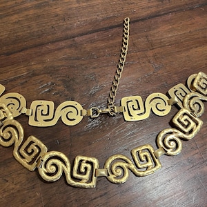 ESCADA Women’s Vintage Gold Tone Metal Oval Chainlink Adjustable Belt Escada | Accessories | Escada Belt | Poshmark main image 2