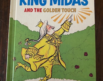 Vintage King Midas and the Golden Touch by AL Perkins 1970 Hardcover ...