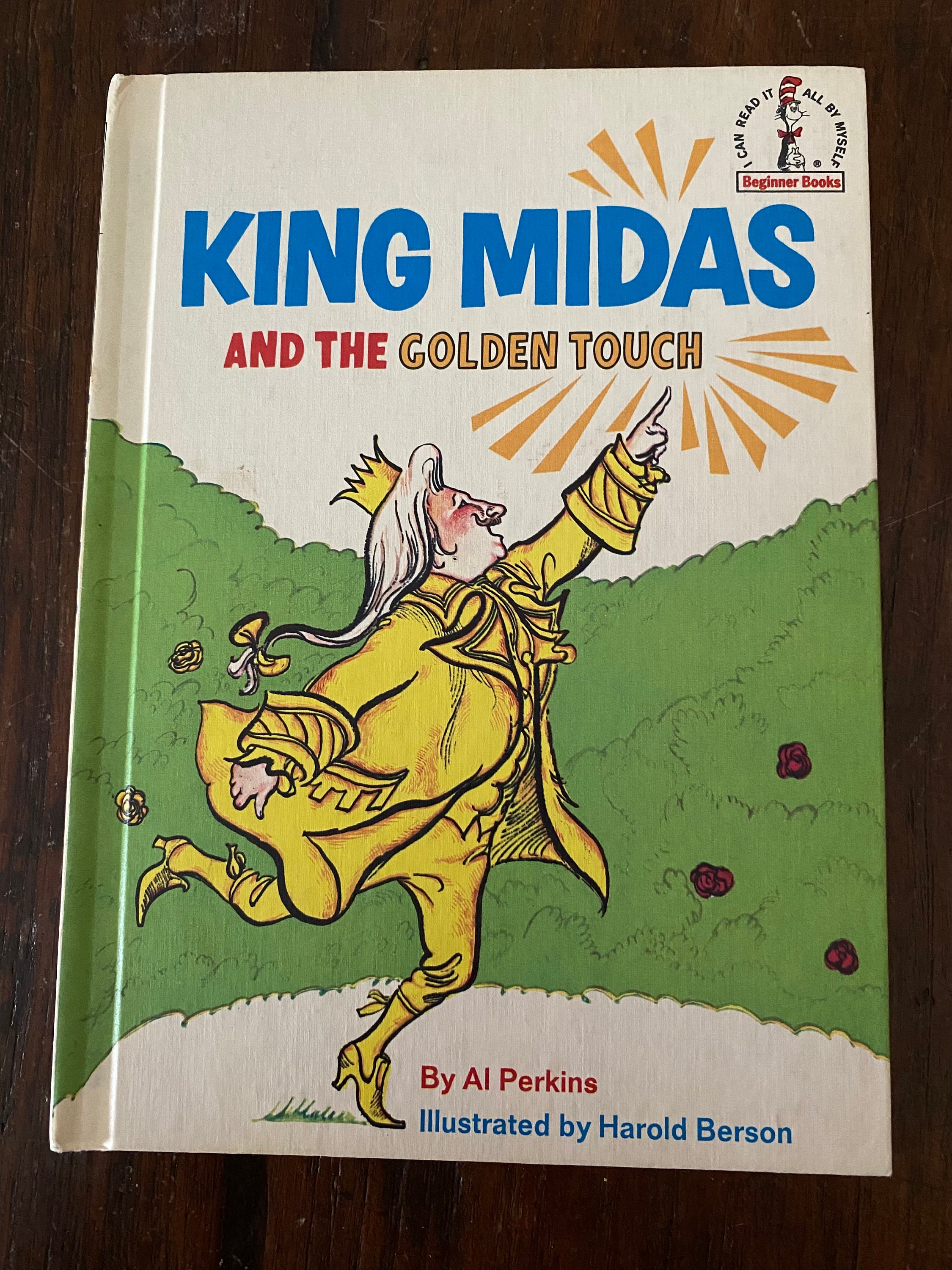 Vintage 1960s Childrens Book, King Midas and the Golden Touch 1969