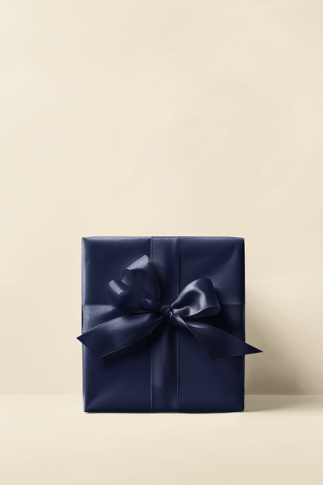 Navy Blue Wrapping Paper, Dark Blue Wrapping Paper, Blue Gift Wrap, Midnight Blue Christmas