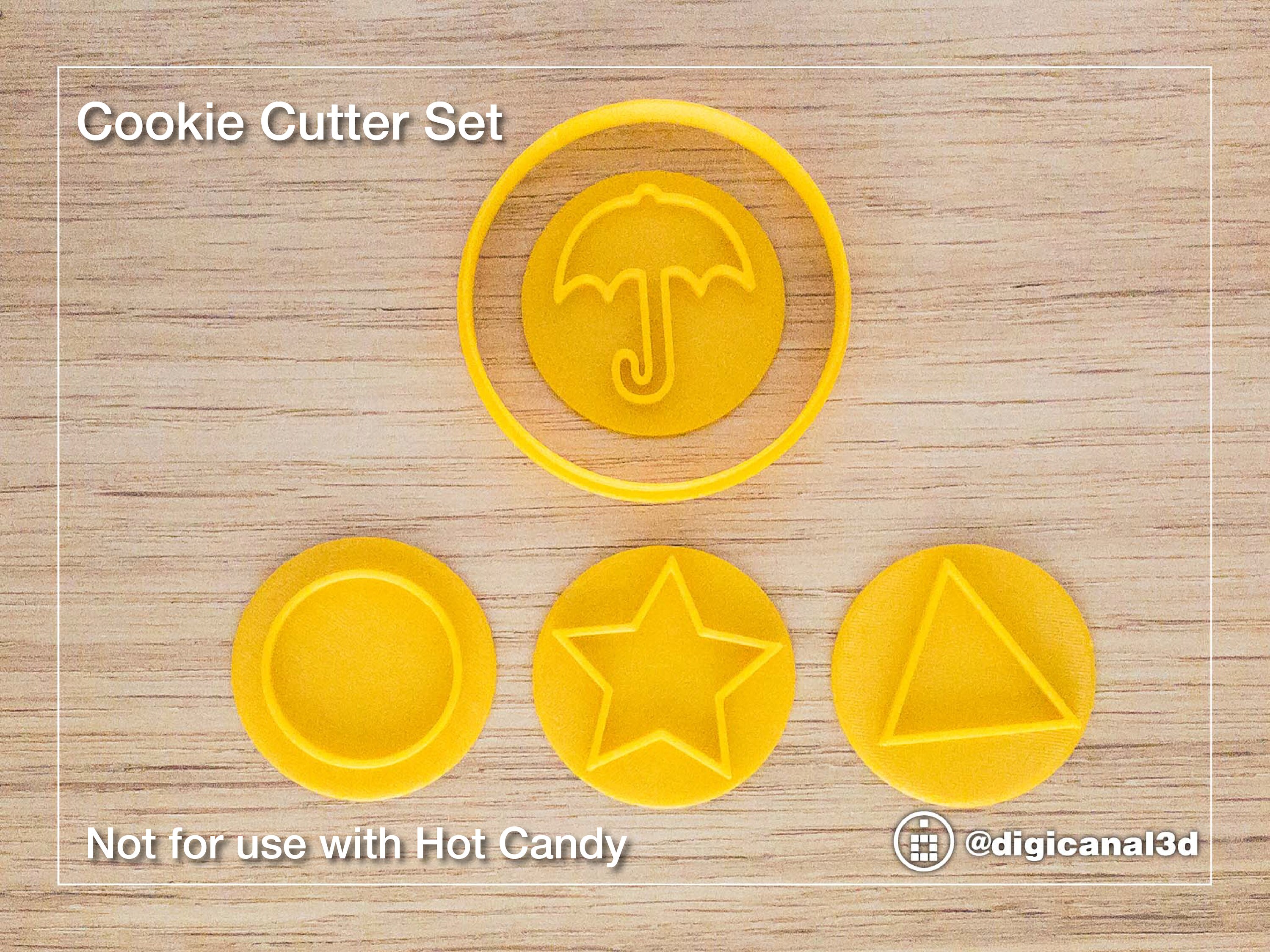 Squid Game Cookie Cutter Set. Dalgona Cookie Challenge . Star  SQUID GAME - ALPHABET FONT - COOKIE CUTTER 15862 main image 0