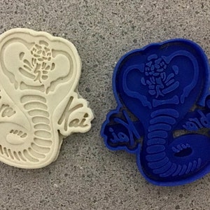 Cobra Kai Cookie Cutter : Strike First Strike Hard No Mercy . Karate Kid Fan Birthday Gift / Present . TV Series Merchandise . Snake Mold