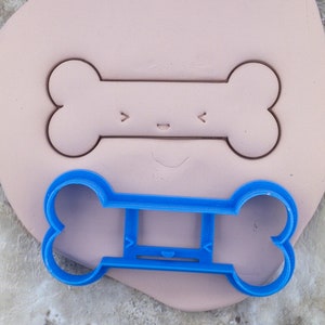 Kawaii Bone Cookie Cutter . Great gift for pet lovers . Dog treats makers . Polymer clay fondant and play doh cutter . cute cartoon mold