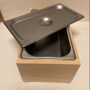 Kitchen Compost Bin Countertop Stainless Steel Insert w/Lid