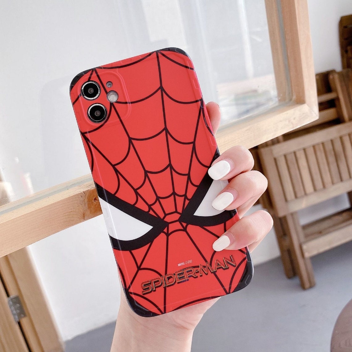 Spiderman Phone Case Transparent Avenger superhero Cover Etsy