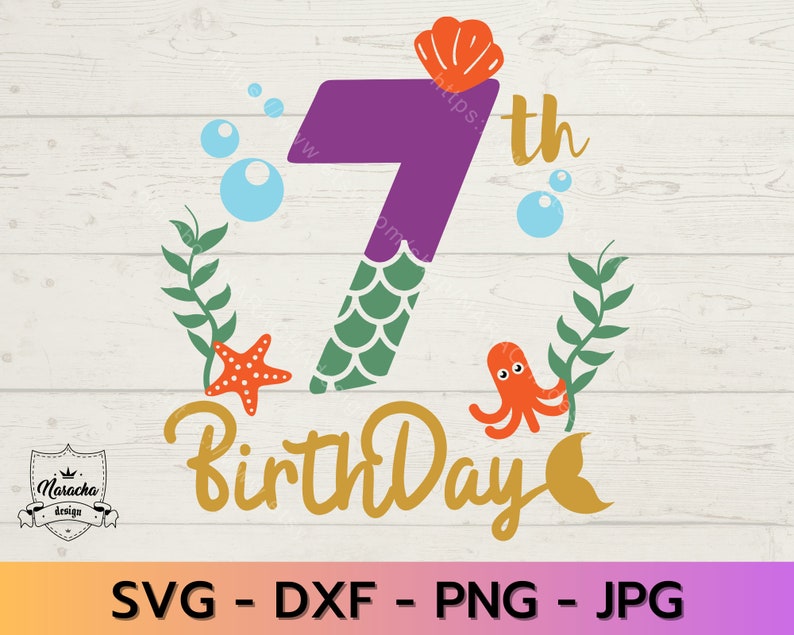 Free Free Birthday Mermaid Svg 9 SVG PNG EPS DXF File