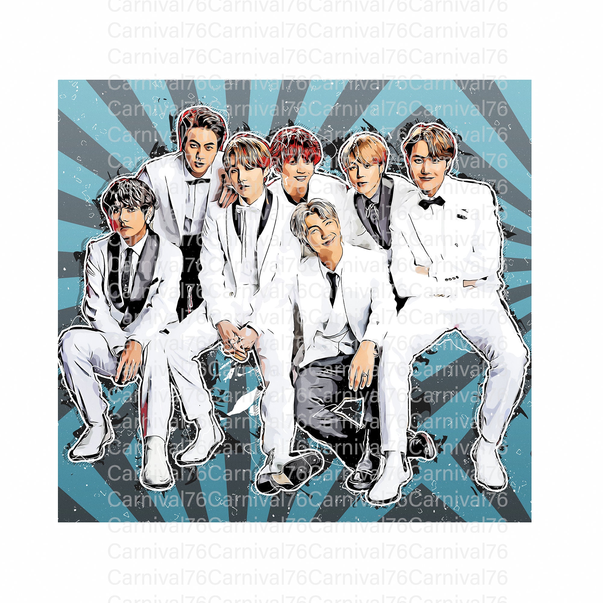 BTS Stickers • The Printables