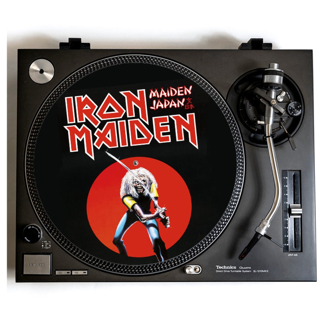Iron Maiden Turntable Slipmat for Vinyl Records Heavy Metal Etsy