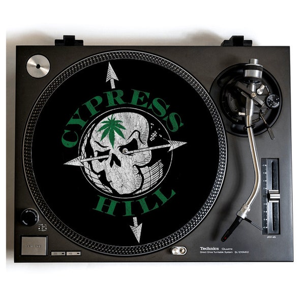 Cypress Hill Turntable Slipmat for Vinyl records, custom slip mat, hip hop, rap, unique birthday gift for Music lover, Technics 1200 NEW