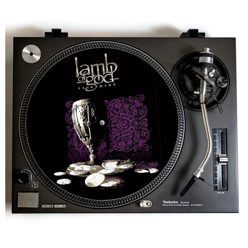 Lamb of God Turntable Slipmat for Vinyl Records, DJ Slip Mat, Thrash