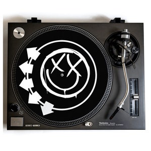 Blink-182 Turntable Slipmat for Vinyl Records, Pop Punk Rock, record player mat, gift for music lover birthday present, One More Time Barker