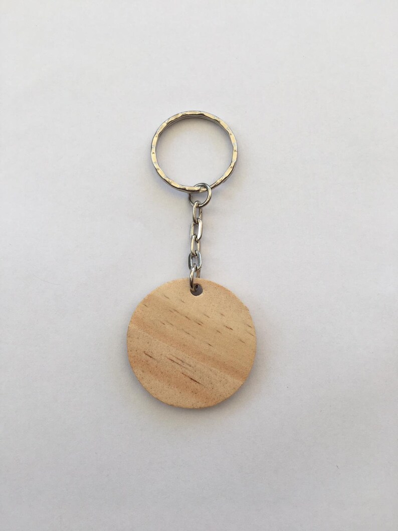 Custom wooden keyring perfect gift for everybody