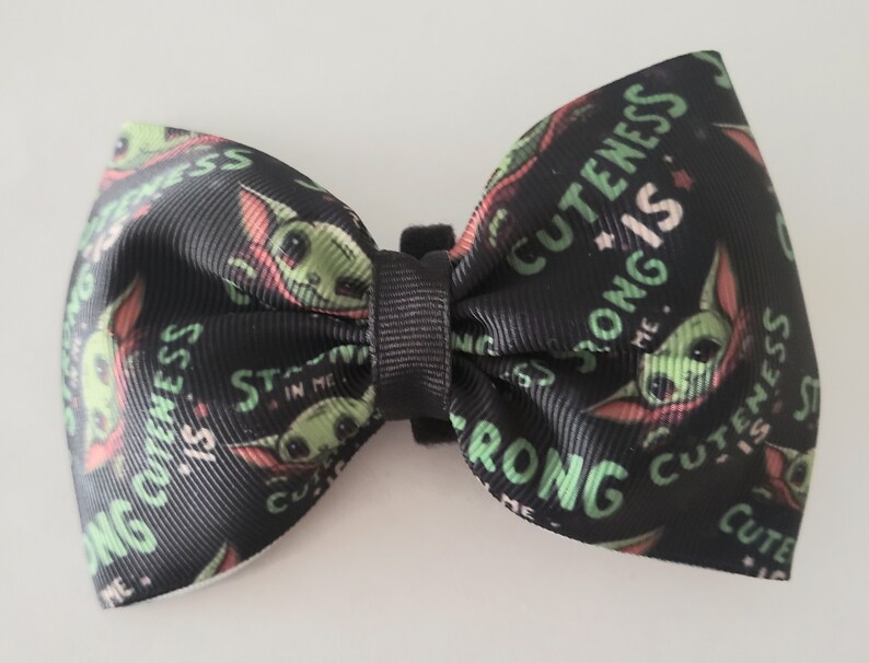 Yoda Dog Bows Collar Bows Dog Accessories Pet Bows Animal Collar Bows Medium and Large Dog Bow Tie Pet Birthday Pet Gift